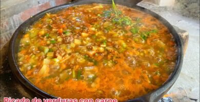 ¿Cómo se le llama a la verdura picada?