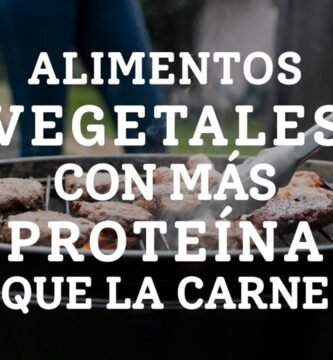 ¿Qué verduras reemplaza la carne?