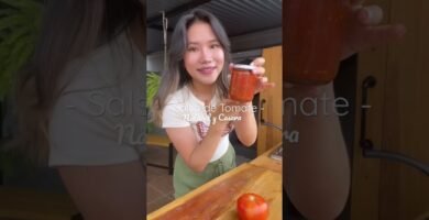 Receta de salsa de tomate natural con picadora eléctrica