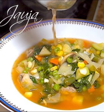 Sopa de verduras picadas: receta paso a paso