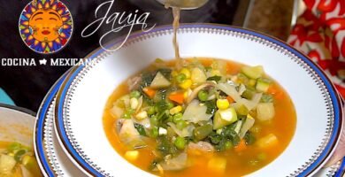 Sopa de verduras picadas: receta paso a paso