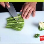 cómo picar correctamente pimientos en picadora manual