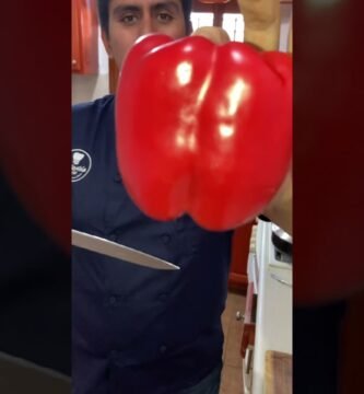 cómo picar correctamente pimientos sin dañar la tapa