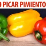 cómo picar correctamente pimientos sin ensuciar mucho