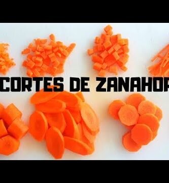 cómo picar correctamente zanahorias en menos de un minuto
