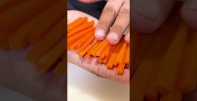 cómo picar correctamente zanahorias sin dañar la tapa