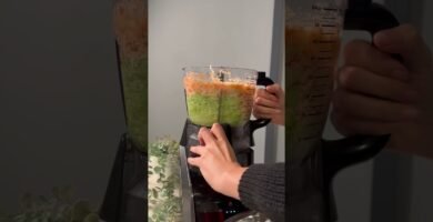 ensalada de zanahoria usando picadora de cuerda