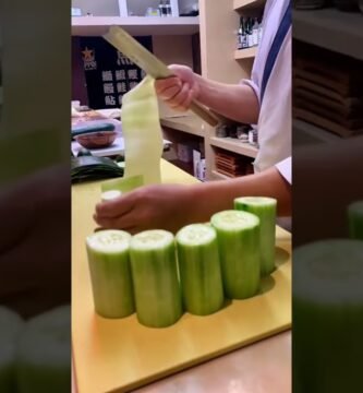 cómo picar correctamente pepinos con el menor esfuerzo posible
