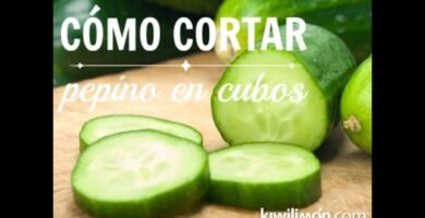 cómo picar correctamente pepinos sin perder nutrientes