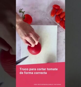 cómo picar correctamente tomates con el menor esfuerzo posible