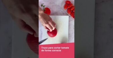 cómo picar correctamente tomates con el menor esfuerzo posible