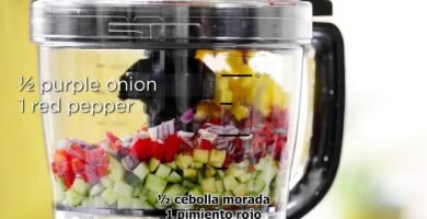 ensalada de cebolla solo con picadora