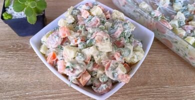 ensalada de papa en menos de 15 minutos