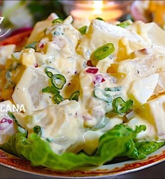 ensalada de papa sin ensuciar mucho