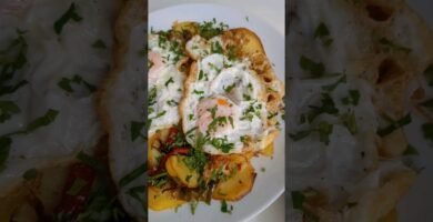preparar platos saludables con papas en cubos sin ensuciar otros utensilios