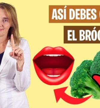 cómo picar correctamente brócoli sin perder nutrientes