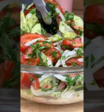 ensalada de cebolla en menos de 15 minutos