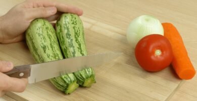 preparar platos saludables con calabacines frescos con picadora multifunción