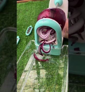 trucos para cortar rápido cebollas en picadora eléctrica