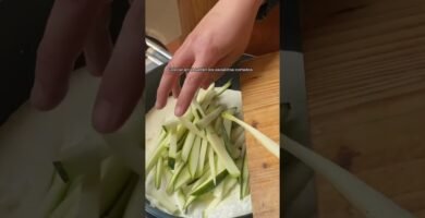 ensalada de zapallito con picado fino