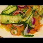 ensalada de zapallito sin ensuciar mucho