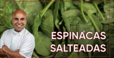 preparar platos saludables con espinaca cortada con bajo consumo energético