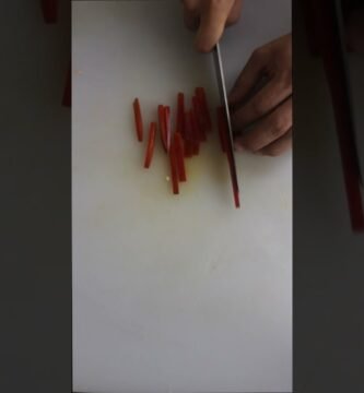 trucos para cortar rápido pimientos sin perder nutrientes