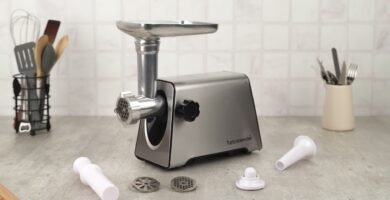 cuándo desinfectar la base de una picadora de acero inoxidable