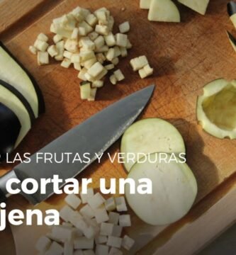 trucos para cortar rápido berenjenas en picadora eléctrica