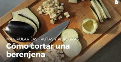 trucos para cortar rápido berenjenas en picadora manual