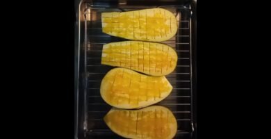 trucos para cortar rápido berenjenas optimizando el espacio del recipiente