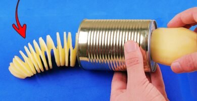 trucos para cortar rápido papas en picadora manual