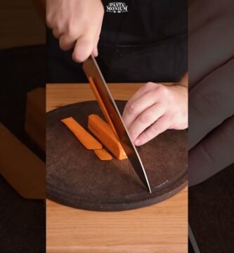 errores al picar zanahorias usando cuchillas afiladas