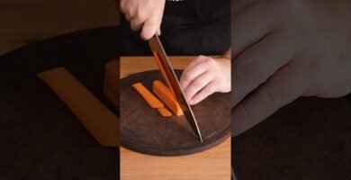 errores al picar pimientos usando cuchillas afiladas